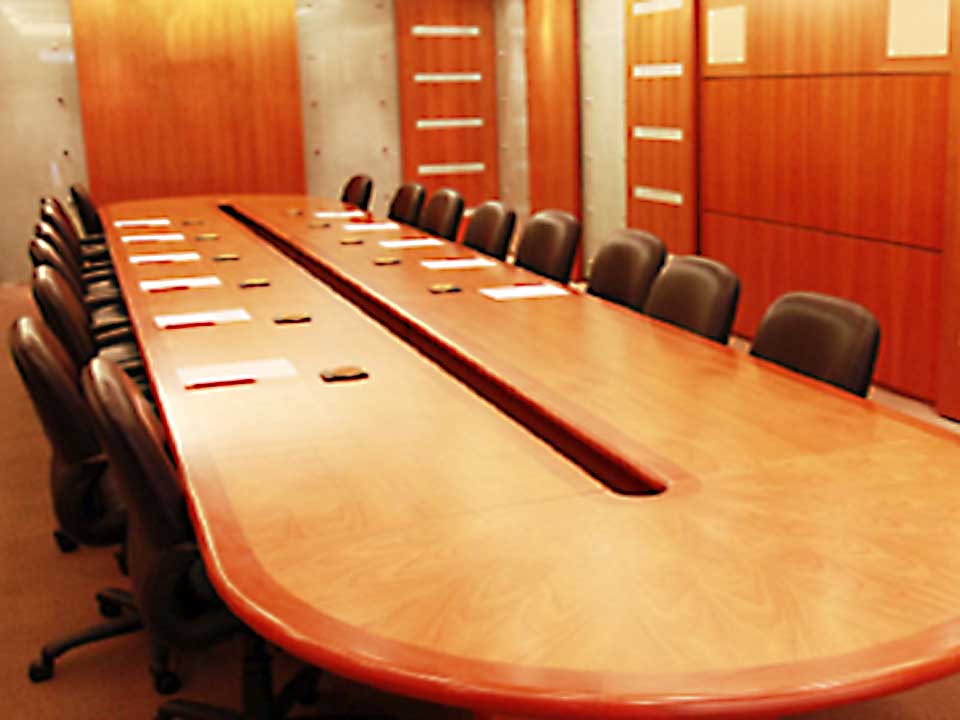 Custom conference table pad photo