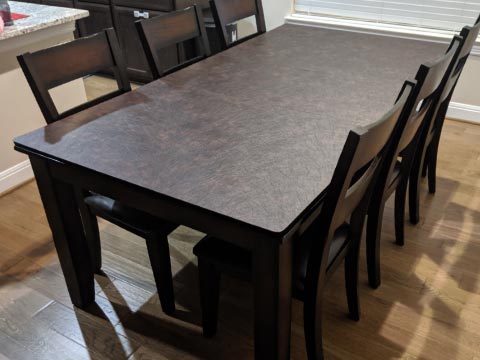 Kitchen dining table protector pad