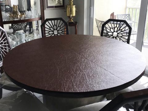 Round table protector pad